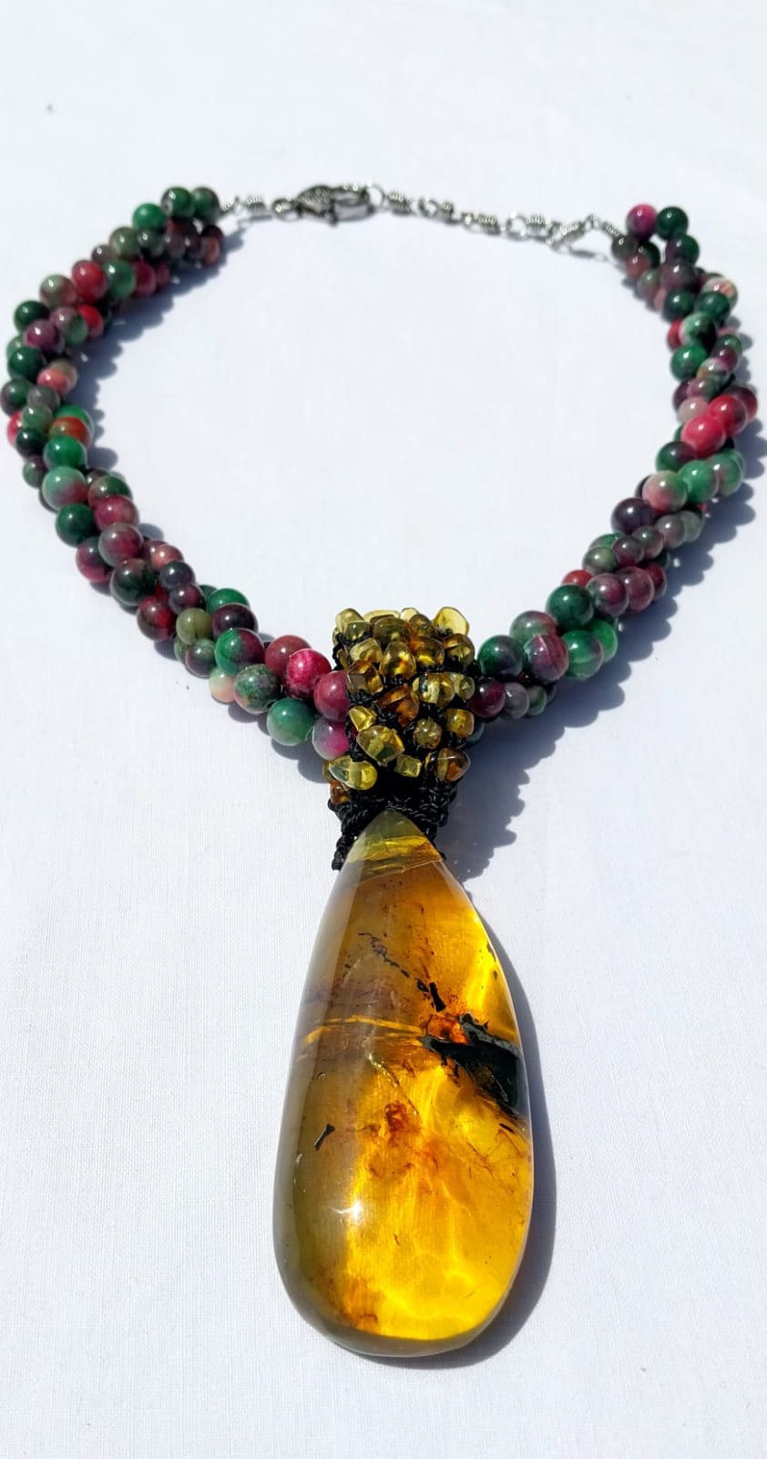 Collier ambre inclusions Chiapas 40g