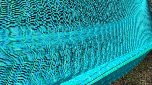 Hamac Mexicain Turquoise Lagon Bleu Vert Tissé Main - Grande Taille Artisanal - Vue détail | Artisanat Mexique