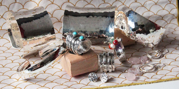 Martelage de l'argent