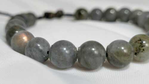 Bracelet Labradorite Reflets Bleu Or Irisés