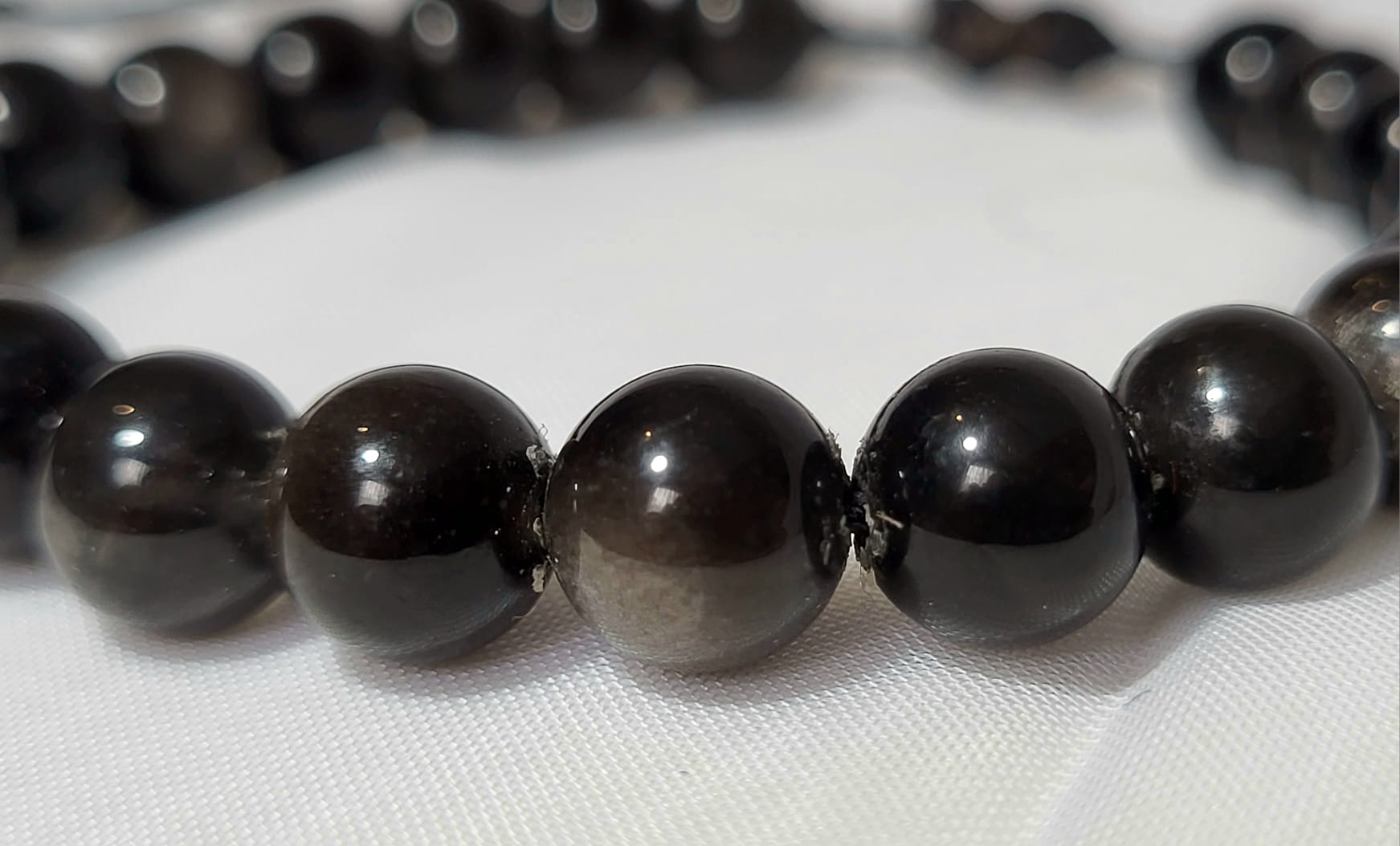 Bracelet Obsidienne Dorée Volcanique Mexique