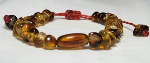Bracelet Enfant Ambre Pur Chiapas Chaleur Fait Main
