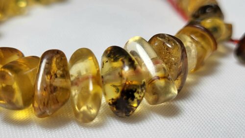 Bracelet Enfant Ambre Pur Larme du Soleil Fait Main