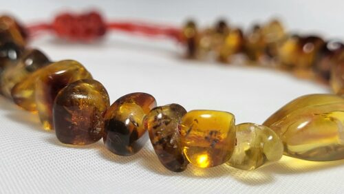 Bracelet Enfant Ambre Pur Chiapas Douceur Fait Main