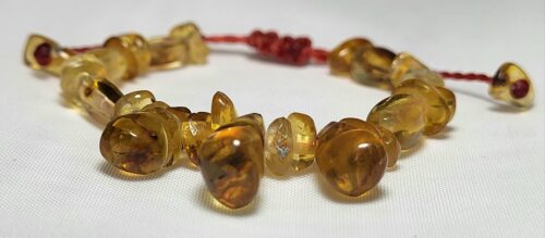 Bracelet Enfant Ambre Pur Premiers Pas Fait Main