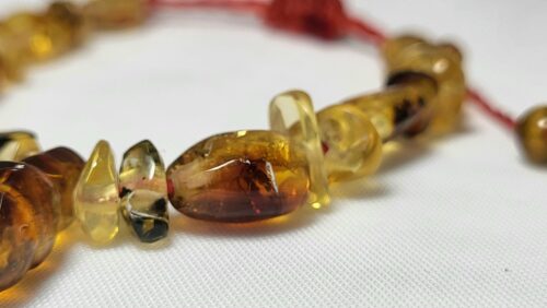 Bracelet Enfant Ambre Pur Trésor Organique Fait Main