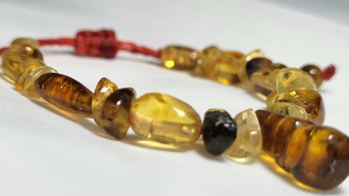 Bracelet Enfant Ambre Pur Trésor Organique Fait Main