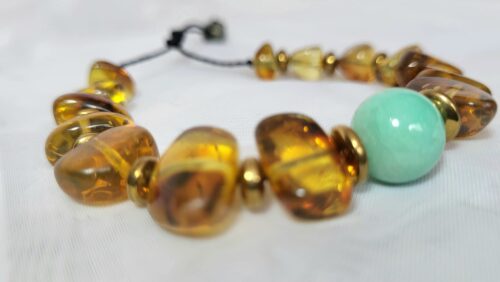 Bracelet Ambre Chiapas Amazonite Turquoise